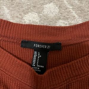 Forever 21 waffled top